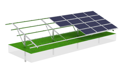 Single Pile Design Ground Mounting Soluion